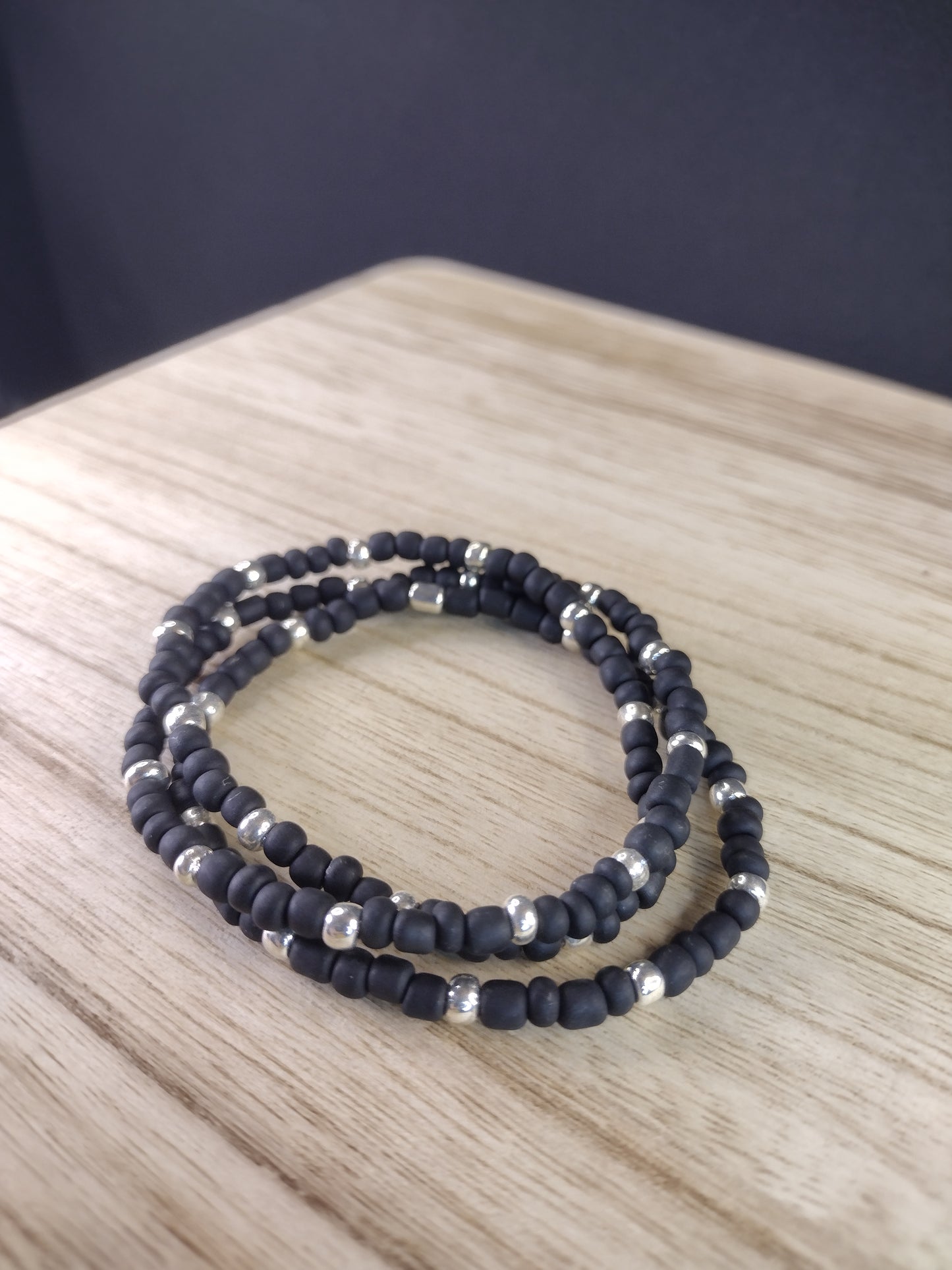 Black Seed Bead Bracelet Pretty Pineapple Bead Pretty Pineapple Bead