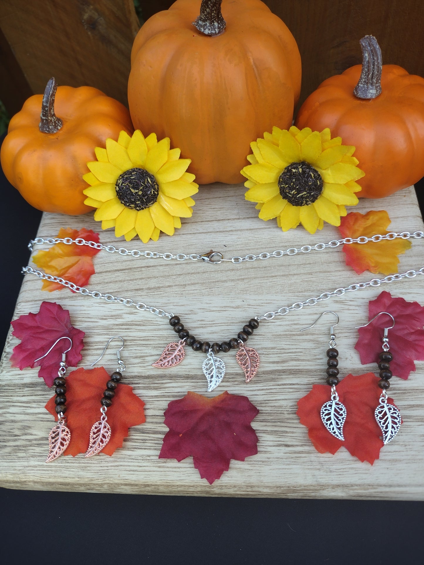 Silver Leaf Earrings