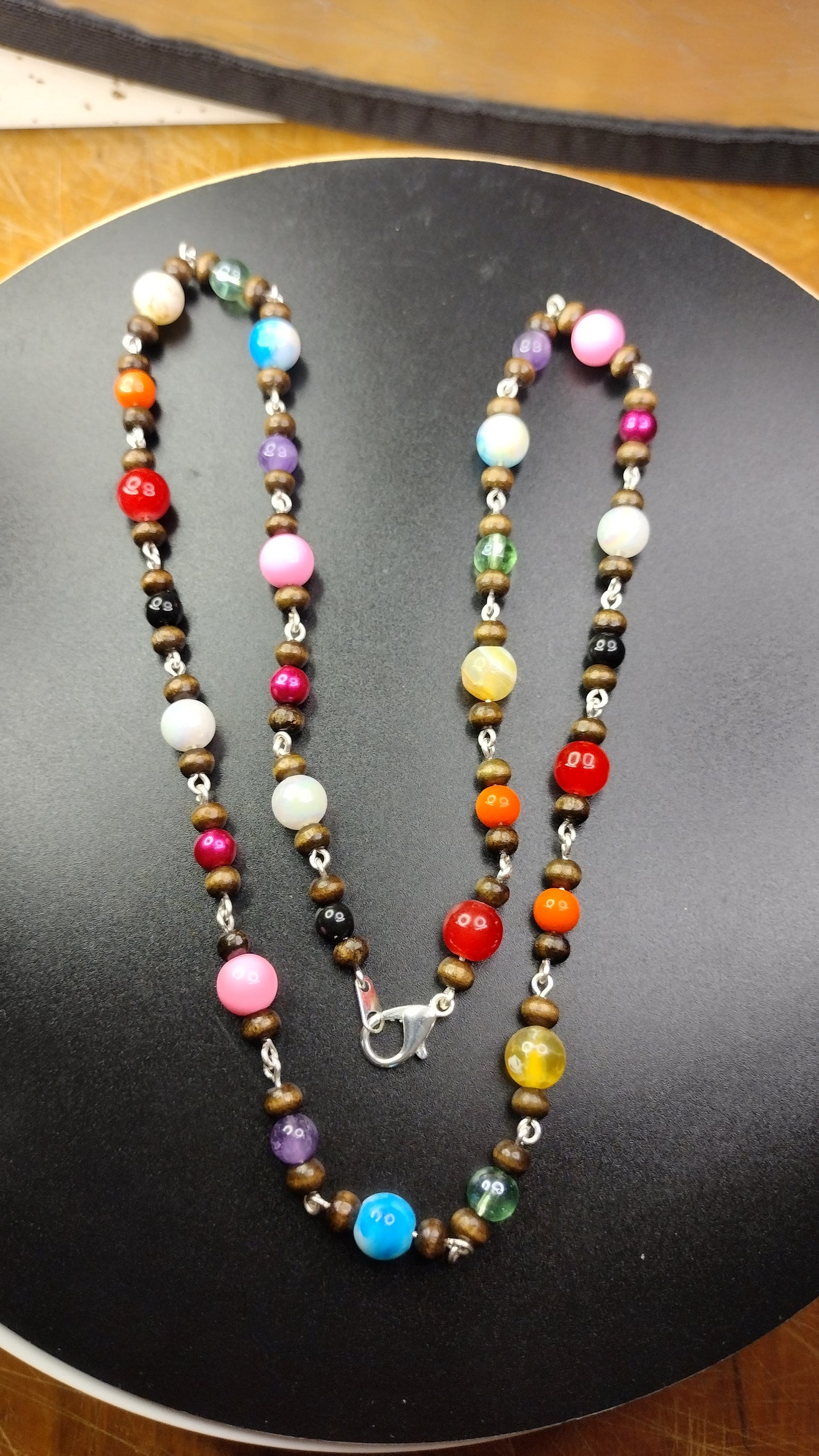 Kaleidoscope Beaded Necklace Pretty Pineapple Bead Pretty Pineapple Bead