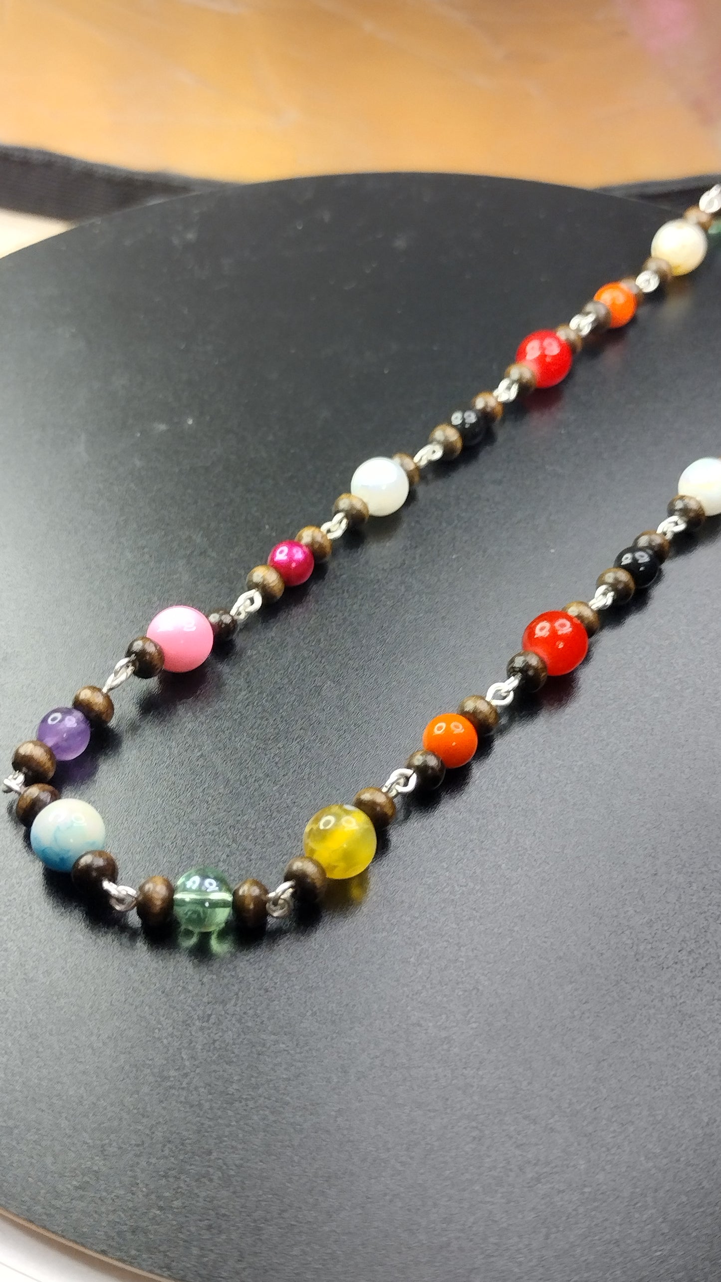 Kaleidoscope Beaded Necklace Pretty Pineapple Bead Pretty Pineapple Bead