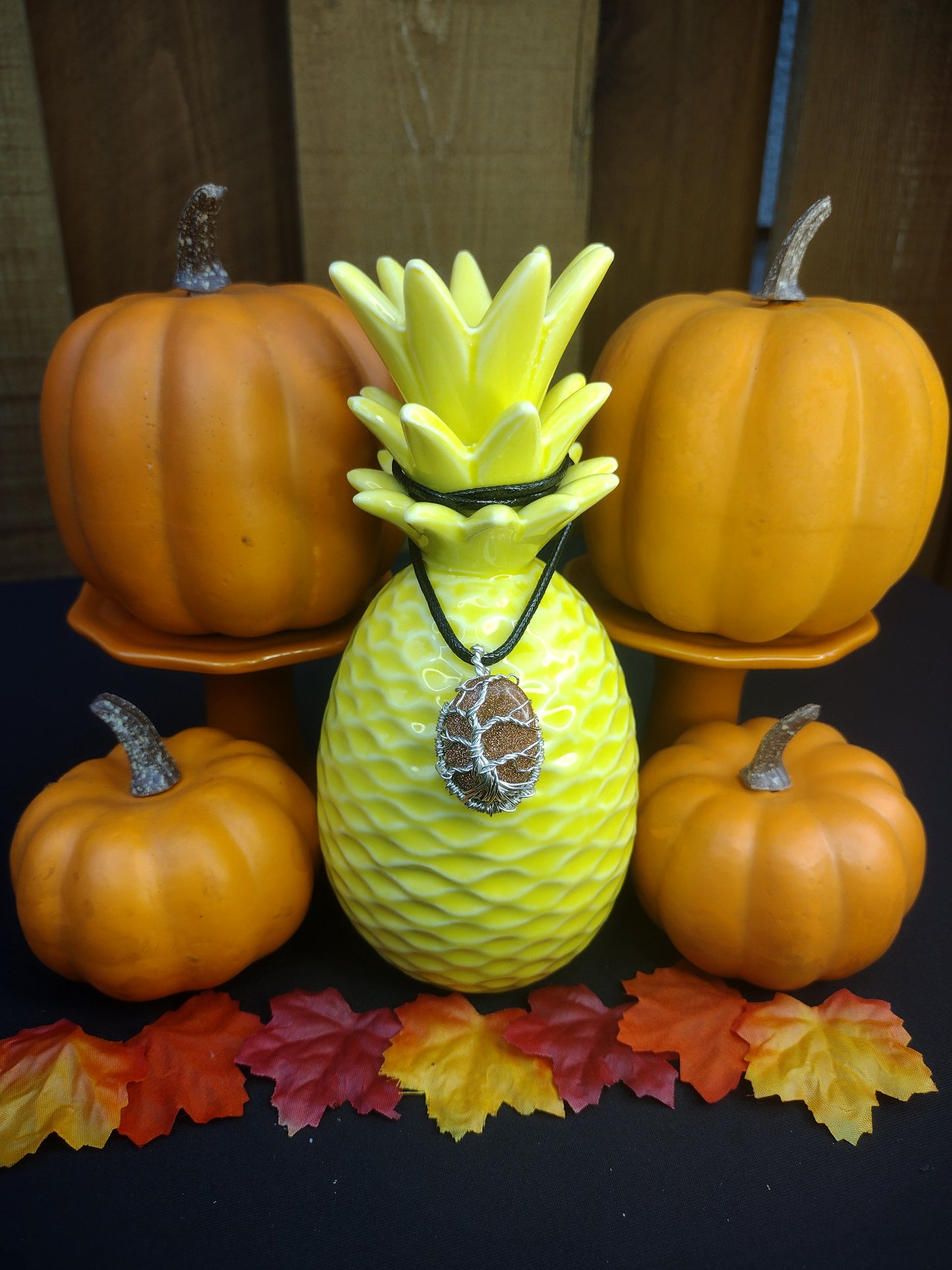 Tree Of Life Pendant Necklace Pretty Pineapple Bead Pretty Pineapple Bead