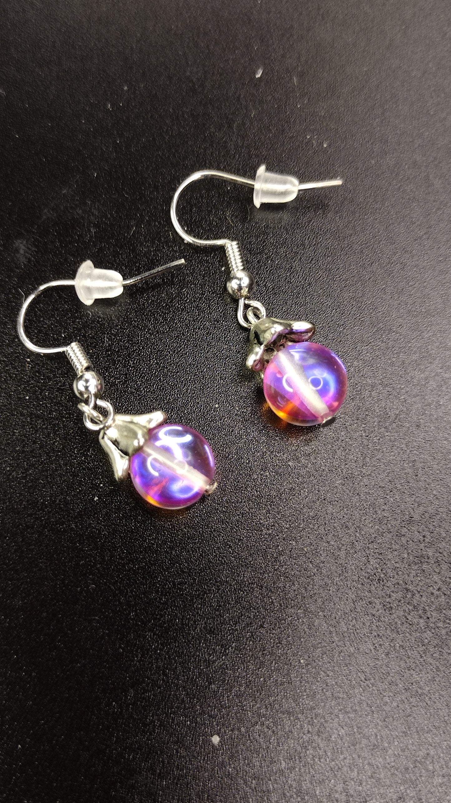Pink Drop Earrings Pretty Pineapple Bead Pretty Pineapple Bead