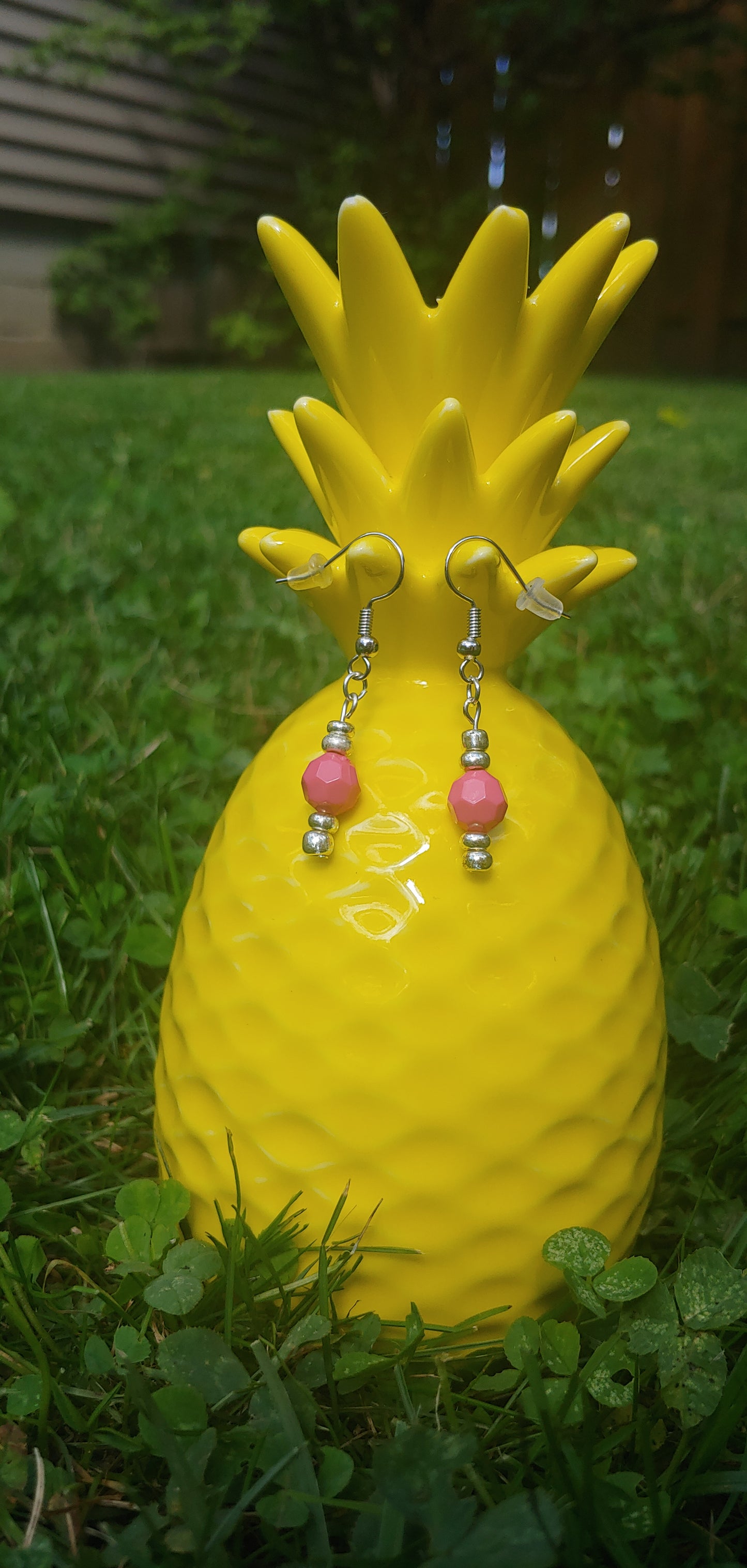 Coral Drop Earrings