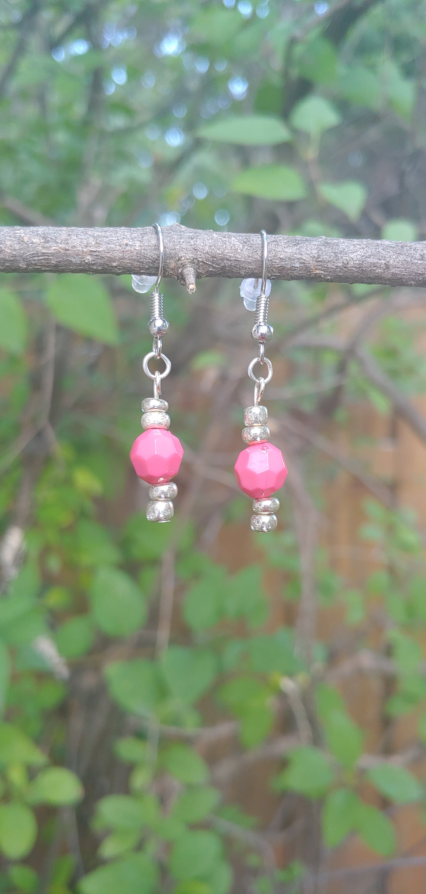 Coral Drop Earrings
