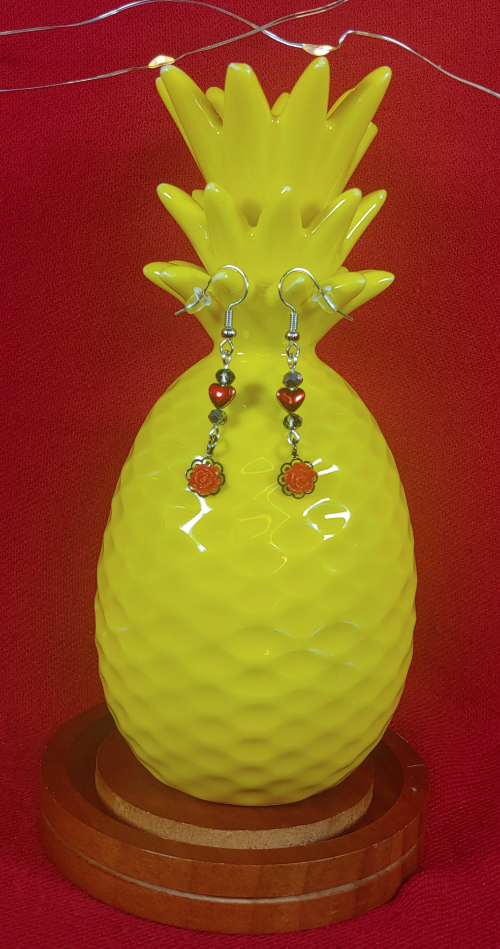 Dainty Flower Earrings Prettypineapplebead Prettypineapplebead
