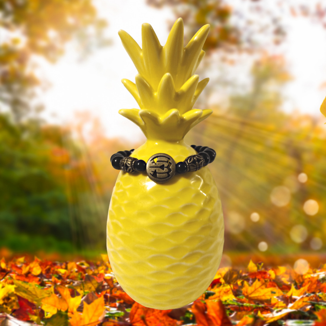 Brass Jack-o'-lantern Bracelet