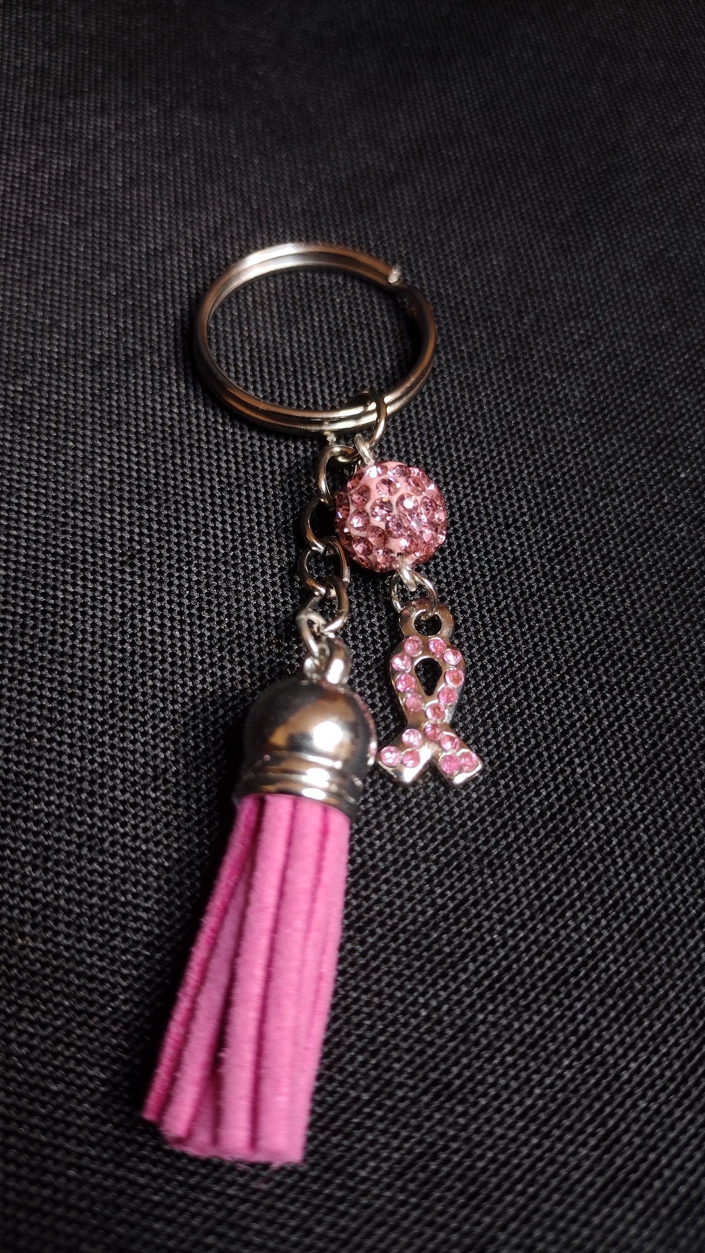 Rhinestone Ribbon & Tassel Keychain Pretty Pineapple Bead Pretty Pineapple Bead