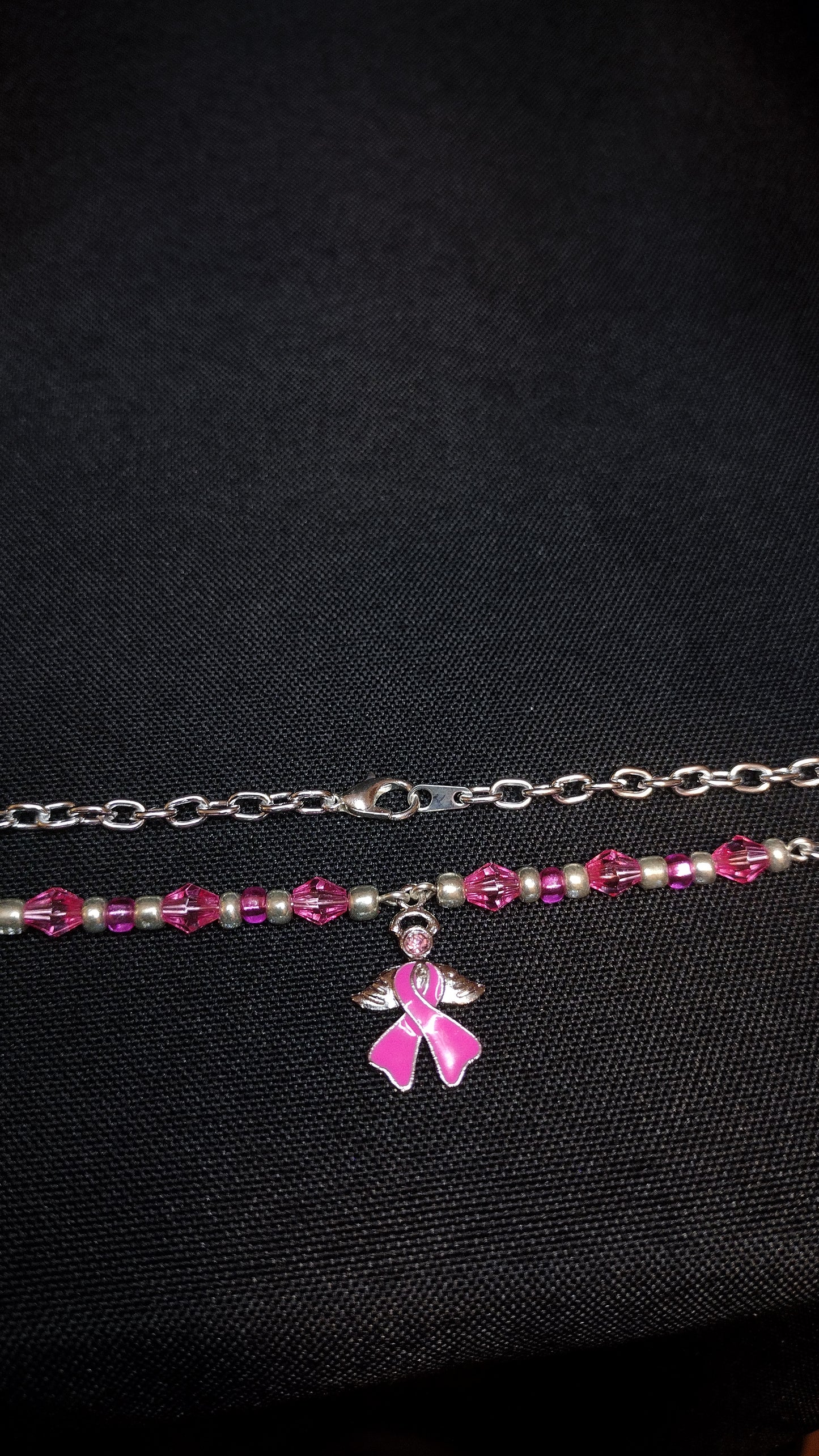 Angel Ribbon Necklace Pretty Pineapple Bead Pretty Pineapple Bead