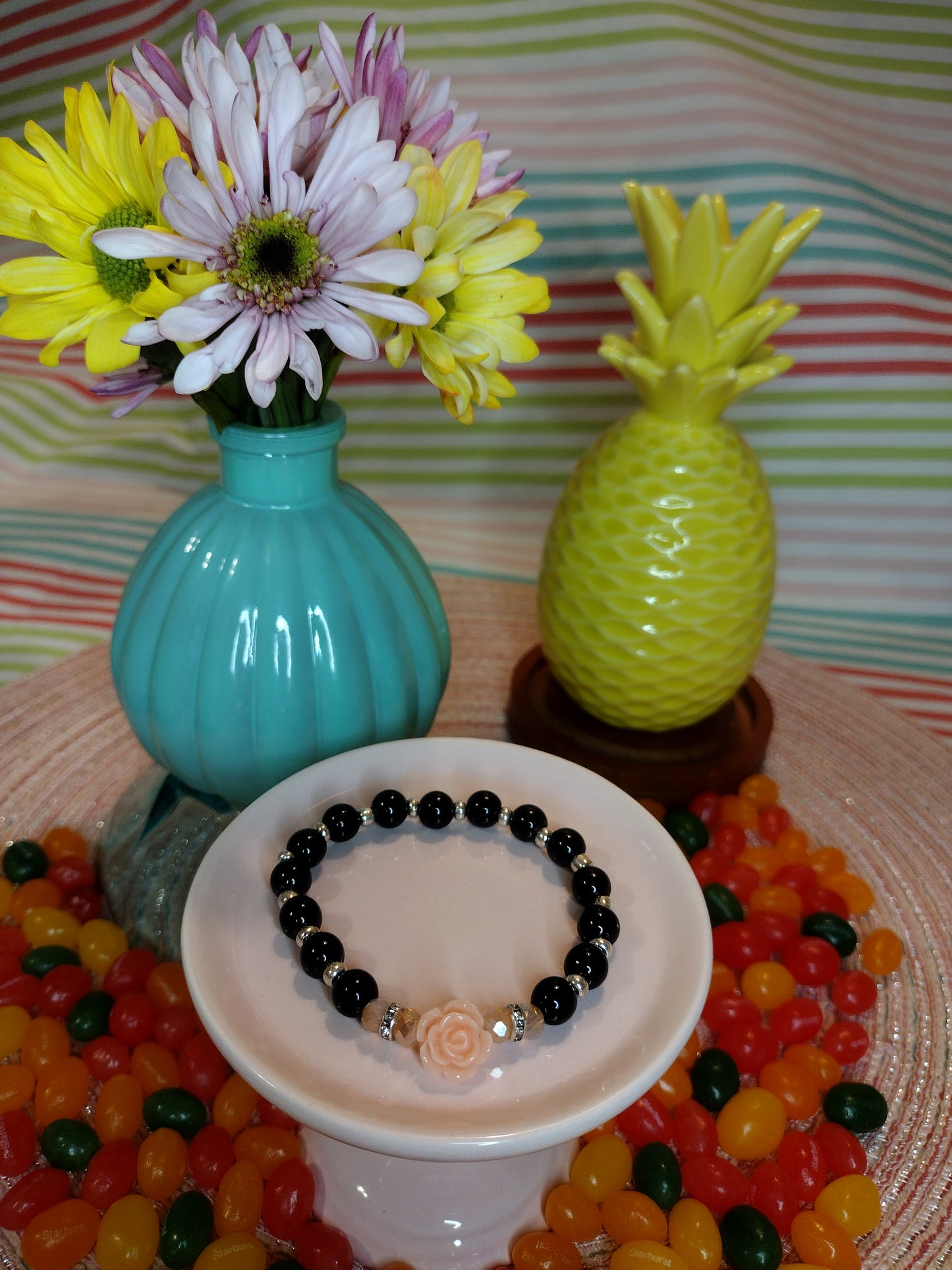Light Pink Flower Bracelet