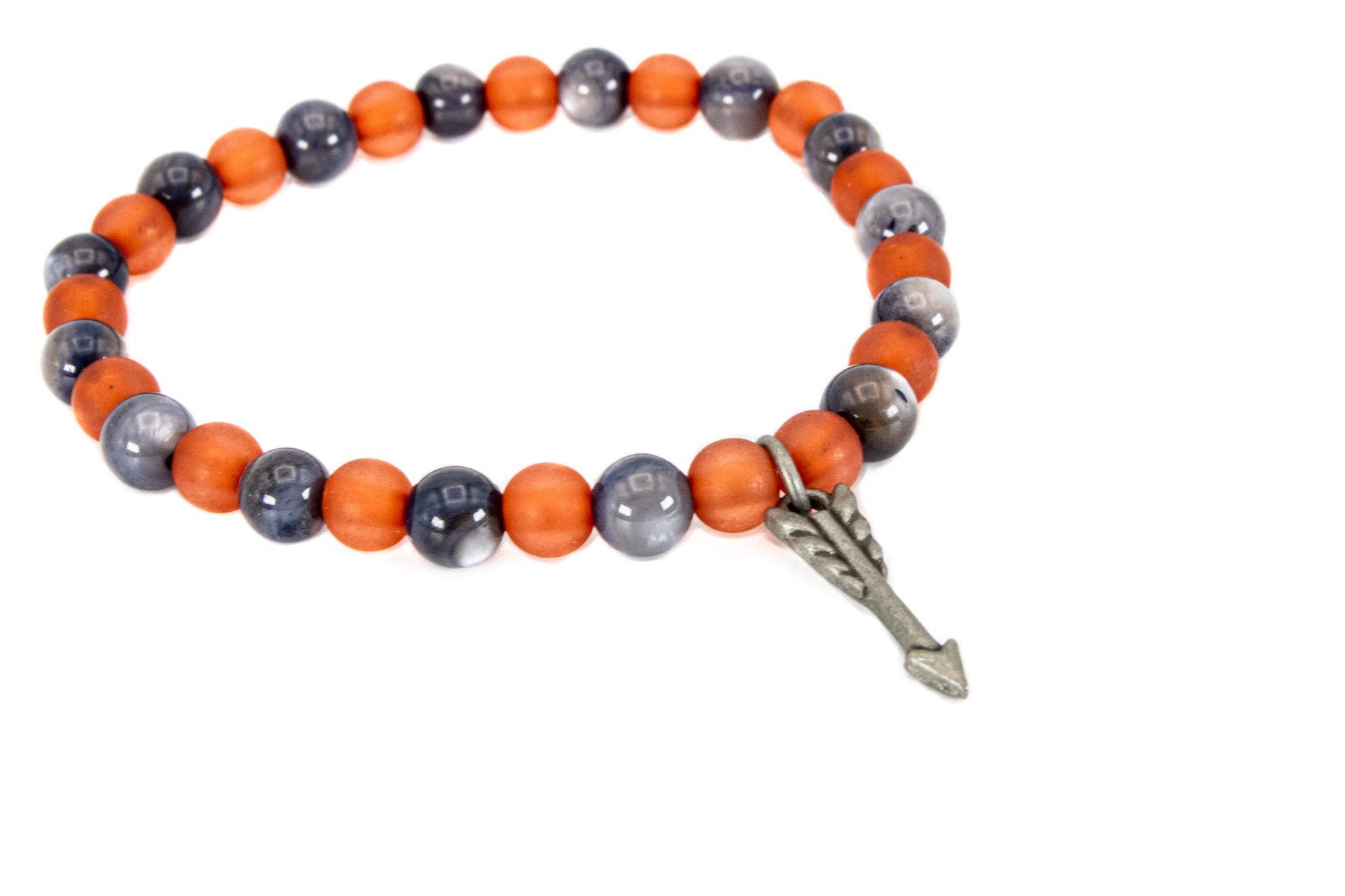 Red And Gray Arrow Bracelet freeshipping - Prettypineapplebead