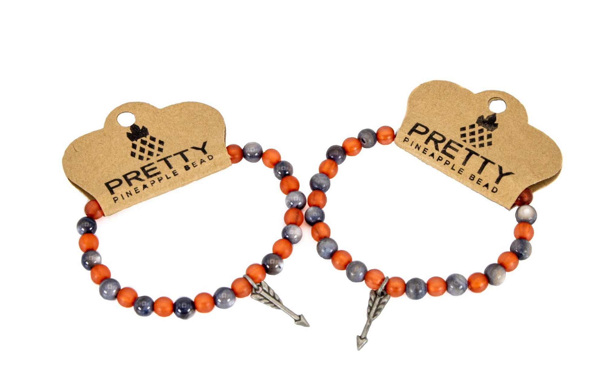 Red And Gray Arrow Bracelet freeshipping - Prettypineapplebead
