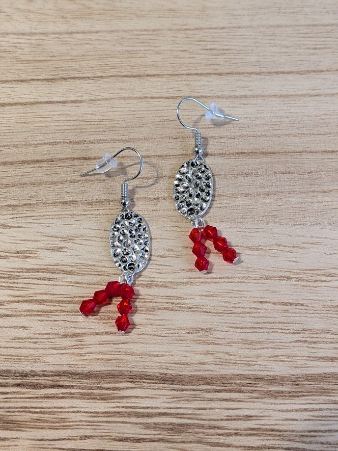 Cherry Pop Earrings Pretty Pineapple Bead  Pretty Pineapple Bead