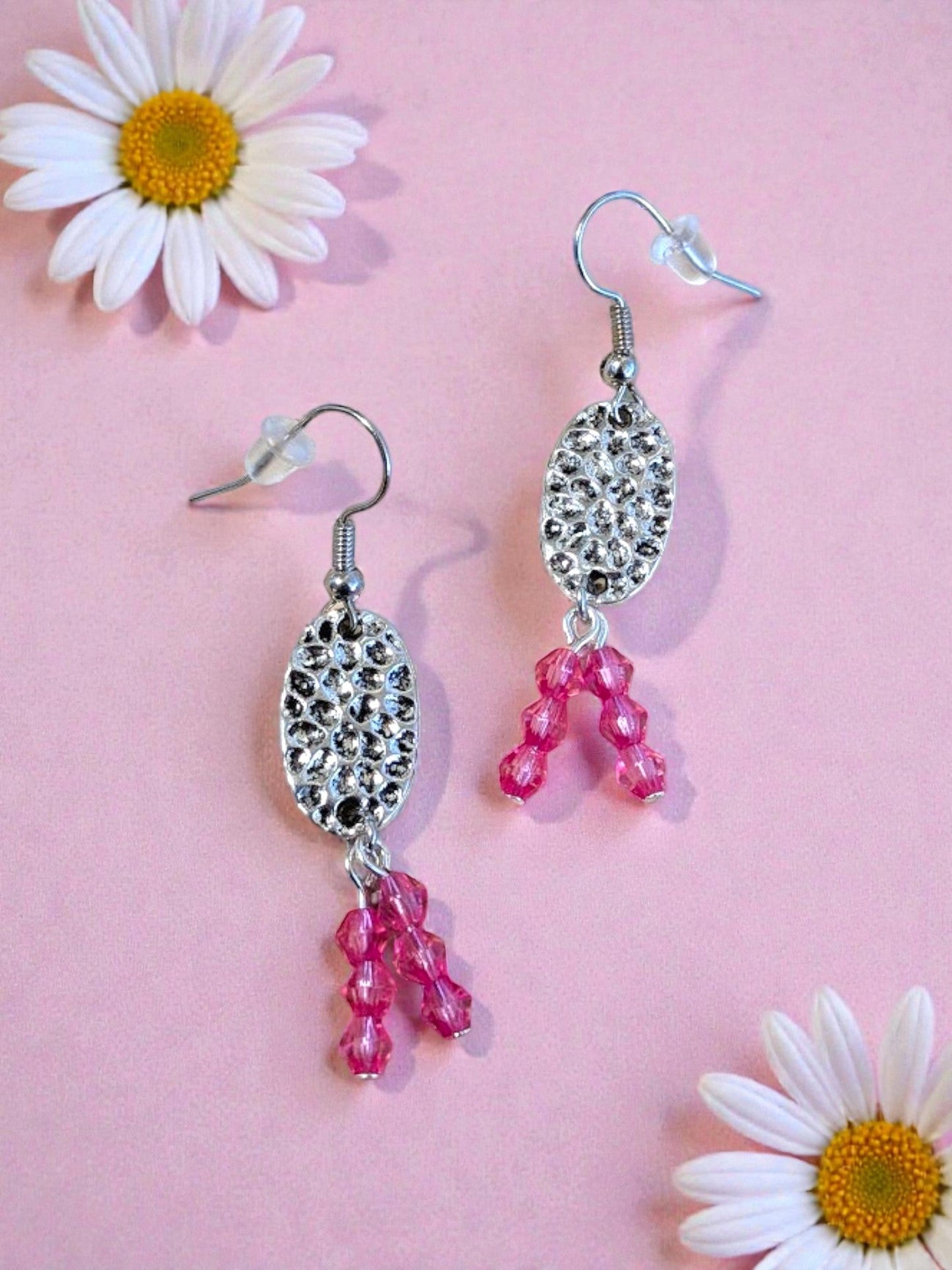 Bubblegum Pop Earrings Pretty Pineapple Bead Pretty Pineapple Bead