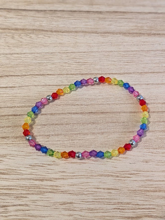 Rainbow Pop Bracelet Pretty Pineapple Bead  Pretty Pineapple Bead