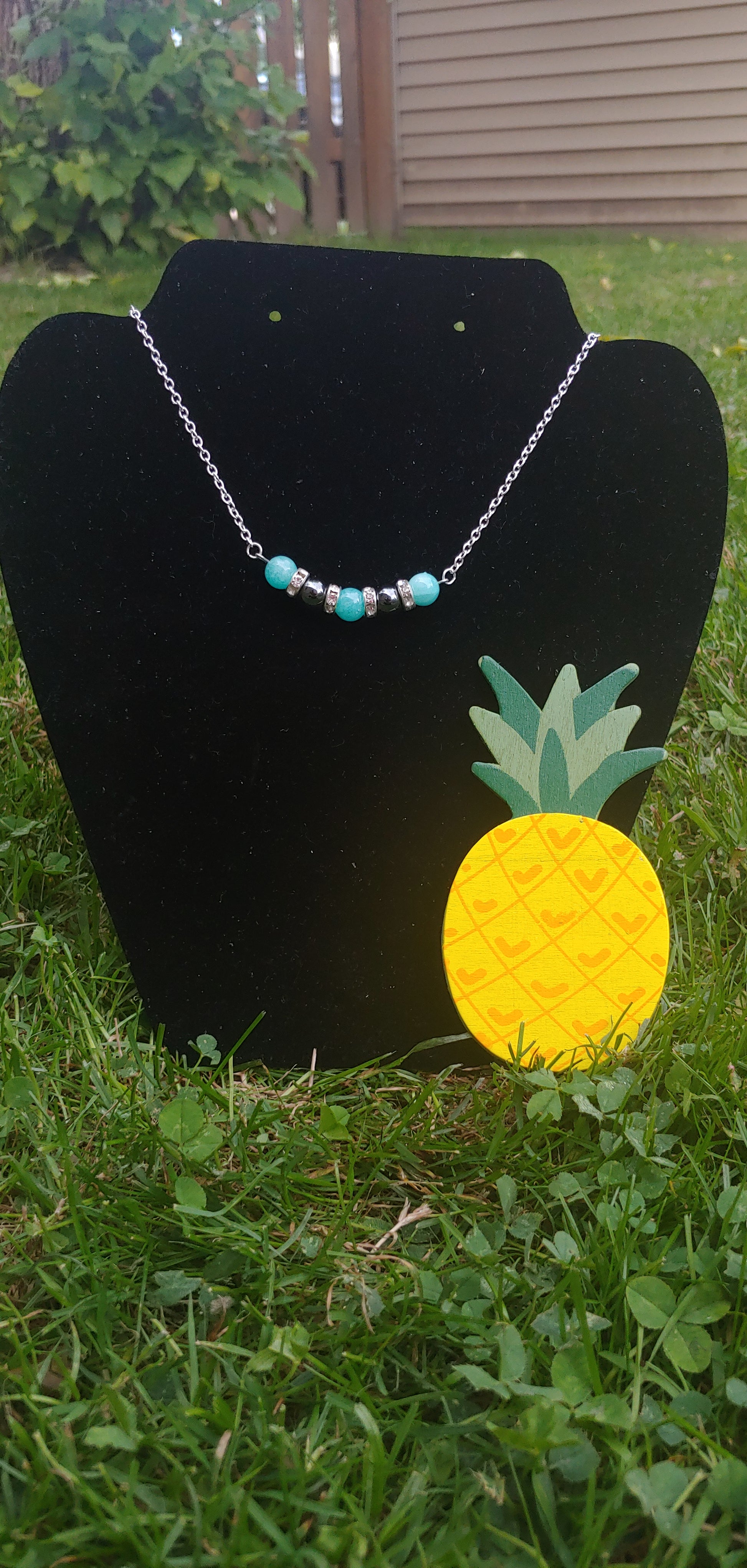 Bar Necklace Prettypineapplebead Prettypineapplebead