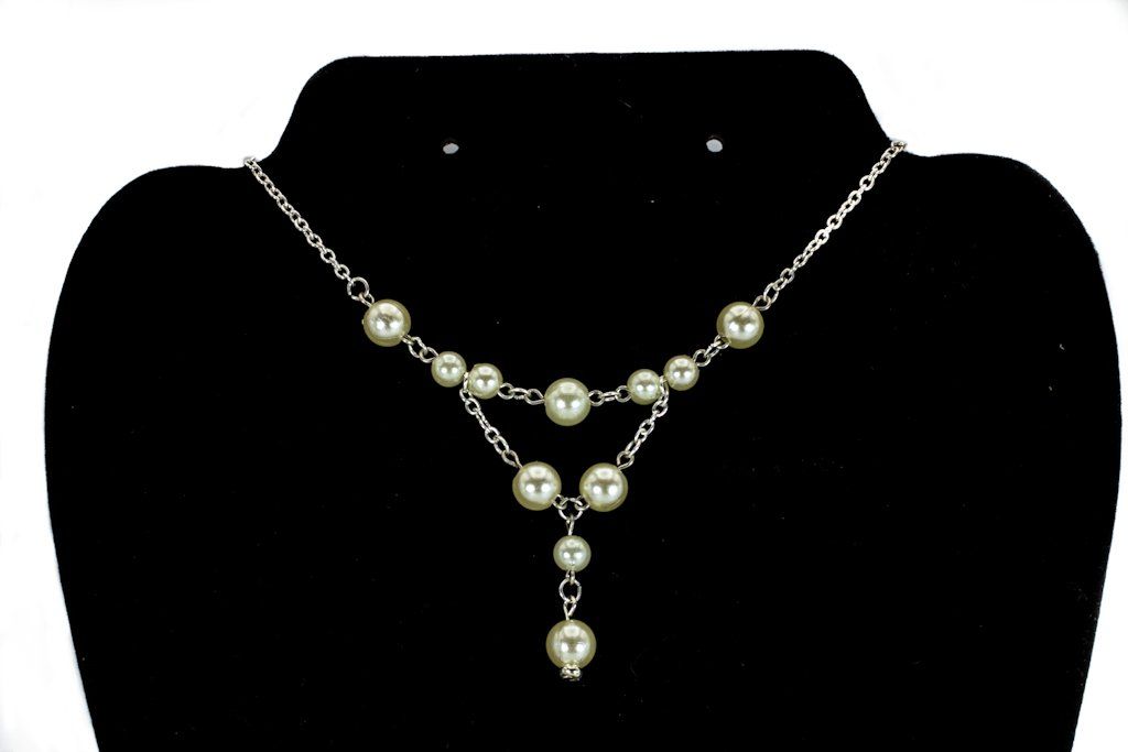 Classic Pearl Y-Shaped Necklace freeshipping - Prettypineapplebead