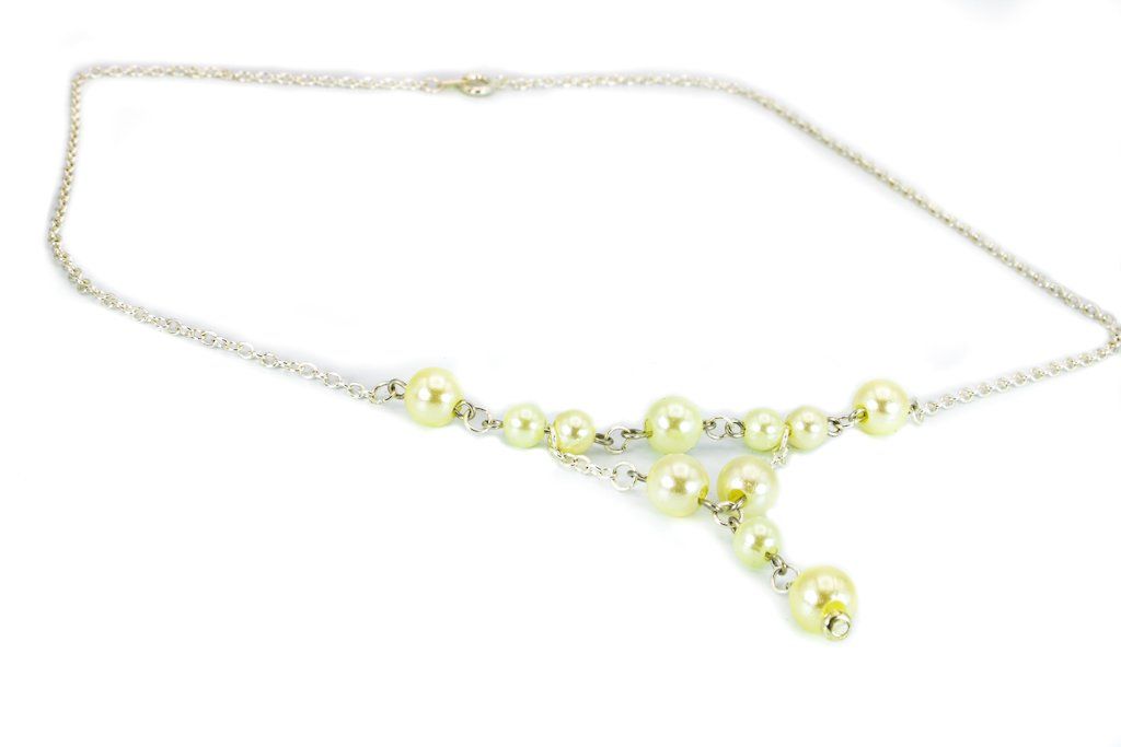 Classic Pearl Y-Shaped Necklace freeshipping - Prettypineapplebead