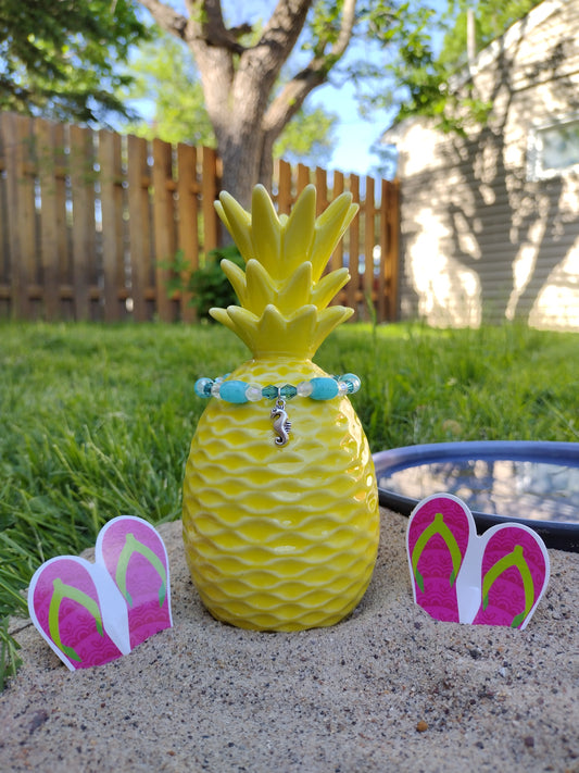 Seahorse Bracelet Pretty Pineapple Bead Pretty Pineapple Bead