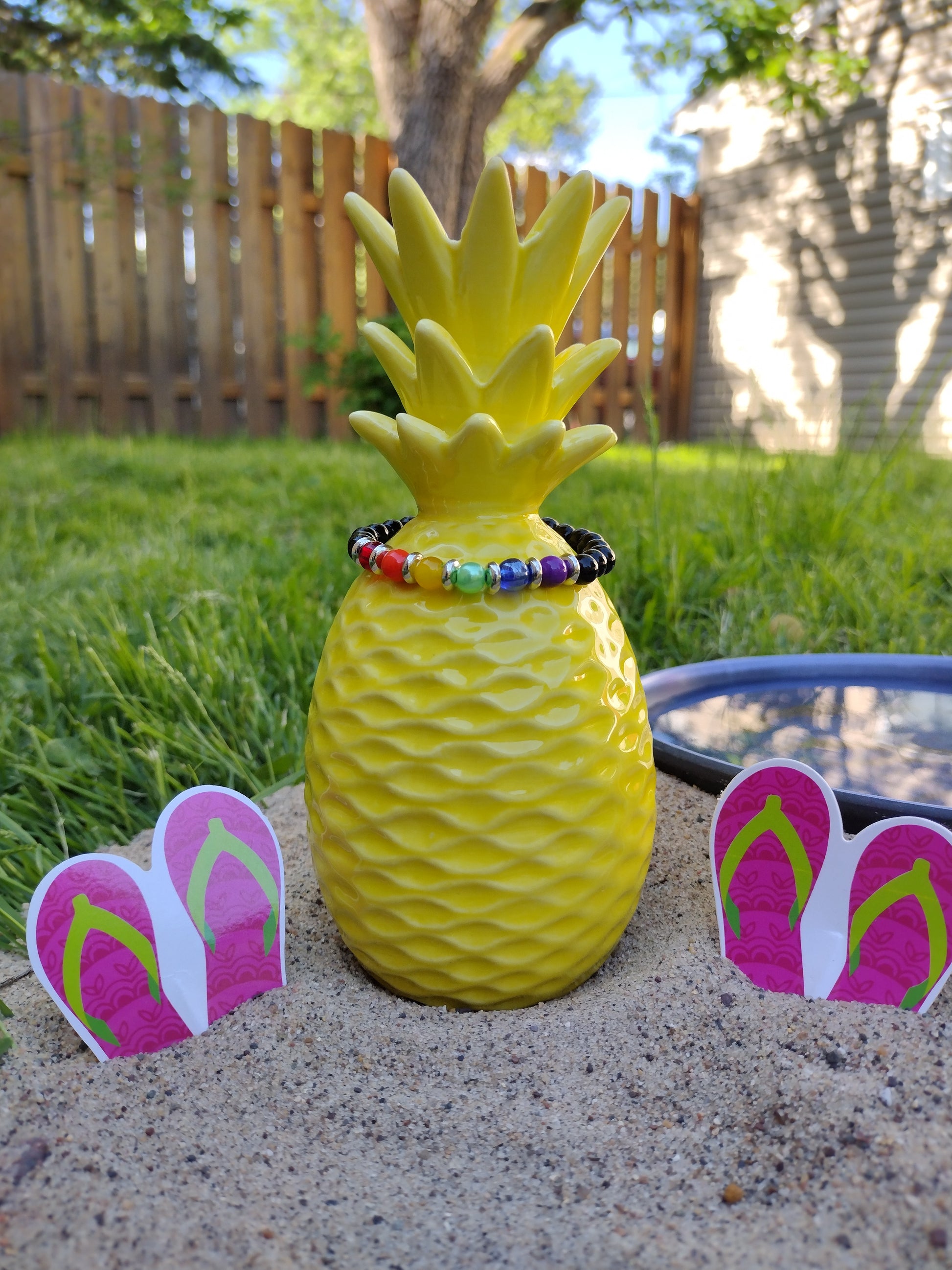 Small Rainbow Pride Bracelet freeshipping - Pretty Pineapple Bead
