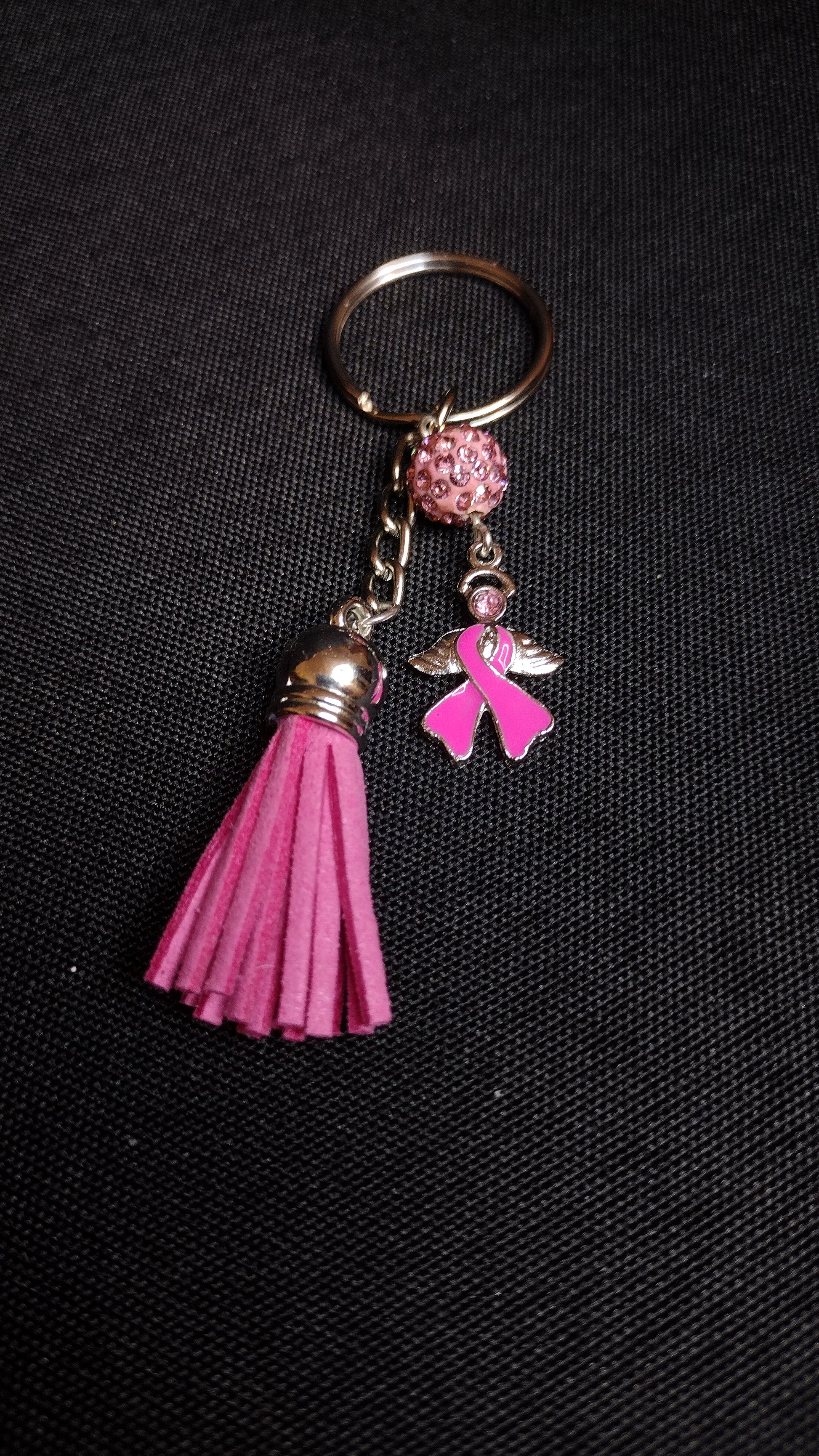 Angel Ribbon Keychain Pretty Pineapple Bead  Pretty Pineapple Bead